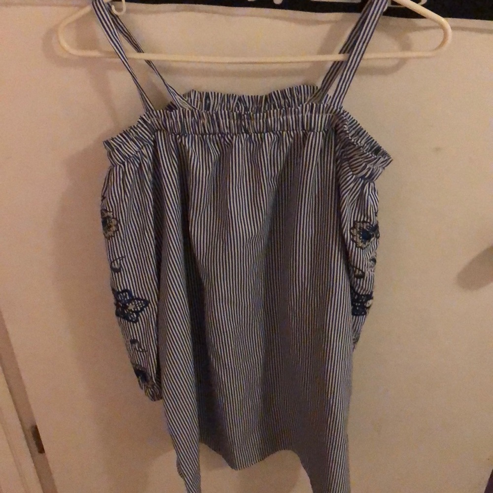 Long sleeve off the shoulder shirt